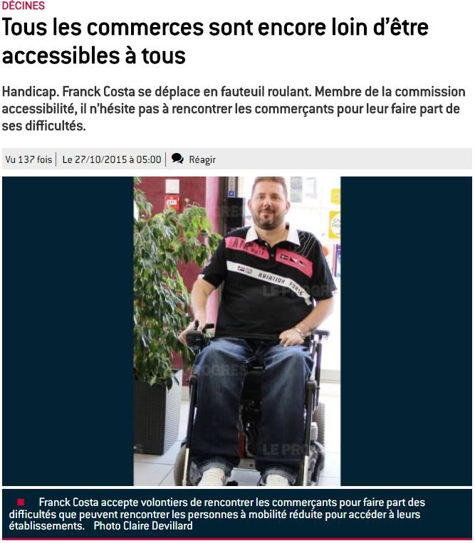 Tous les commerces sont encore loin d'être accessibles à tous — Le Progrès
