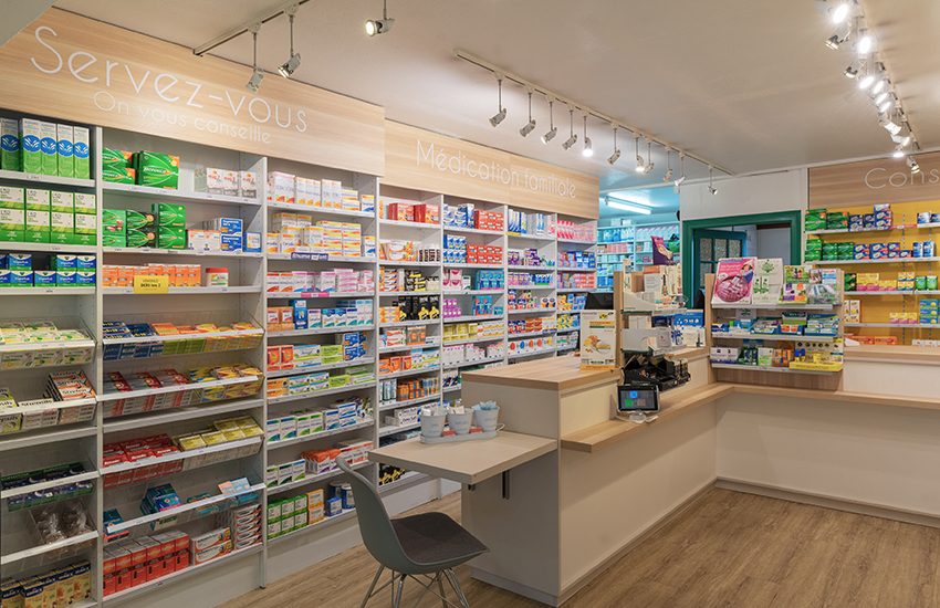 Pharmacie de Lugrin — vue 3 de l'agencement
