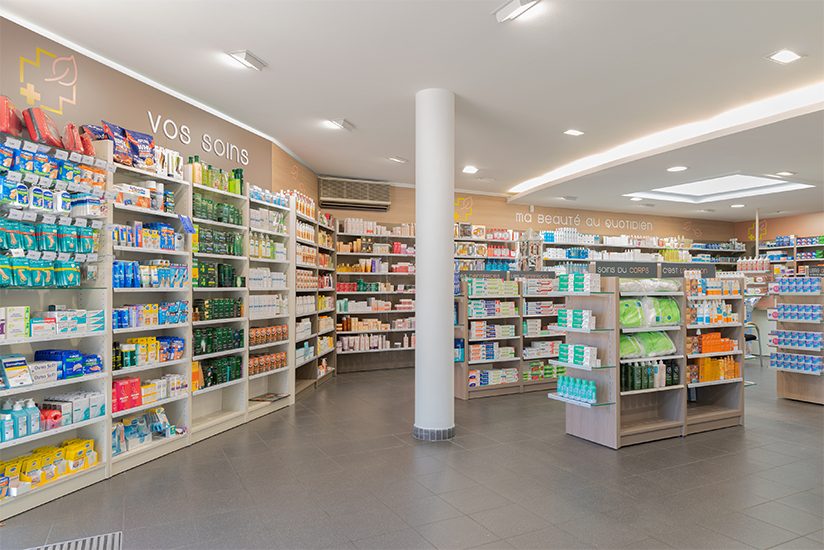 Pharmacie des Planes — pharma staging par Intemporelles à Lyon